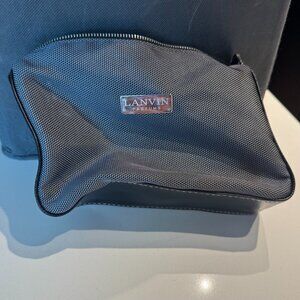 Lanvin Parfums Small Black Amenity Bag – Travel Pouch